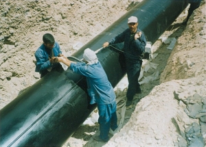 Replacing Operation of 15km of First Nationwide Pipeline Coating (Golpaigan)
