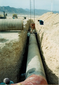 عملیات اجرایی طرح انتقال آب از چاه نيمه زابل به زاهدان